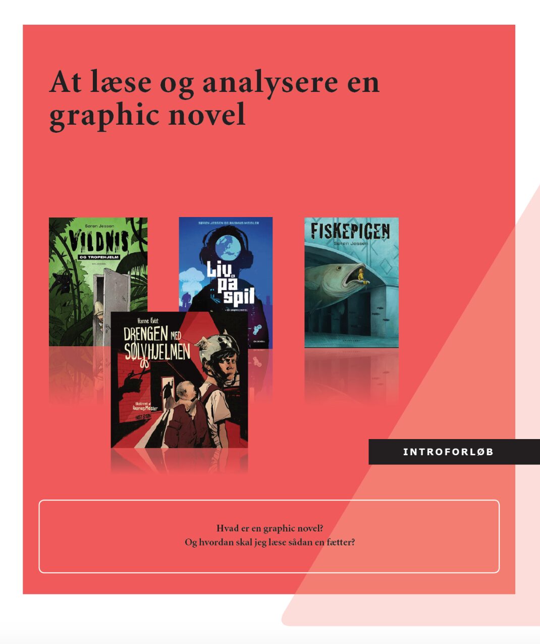 At læse og analysere en graphic novel coverbillede