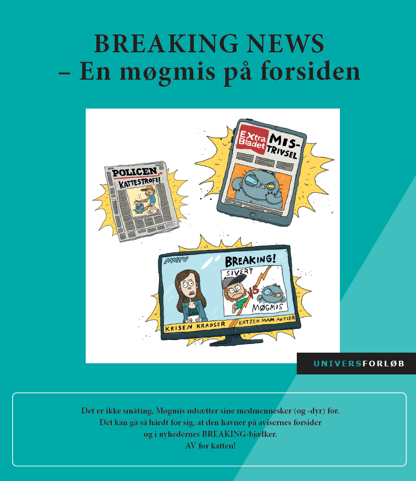 BREAKING NEWS – En møgmis på forsiden coverbillede